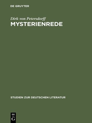 cover image of Mysterienrede